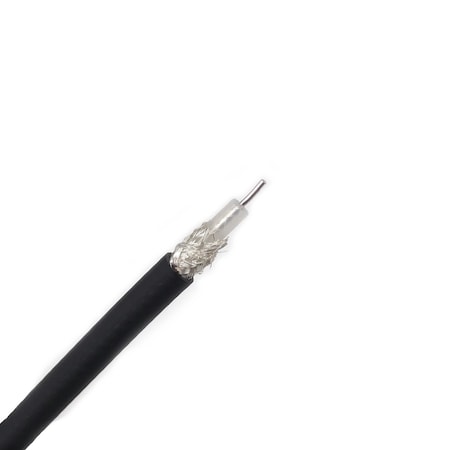 Remington Industries RG-223/U Coax Cbl, Double-Shielded, 0.212" Dia Coax w/Blk PVC Jckt (Non-Contaminating), 10FT Lngth RG-223-10